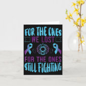 Suicide Awareness Suicide Prevention Suprt Survivo Karte (Gelbe Blume)