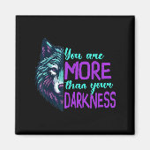 Suicide Awareness Suicide Prevention Suprt Survivo Magnet (Vorne)