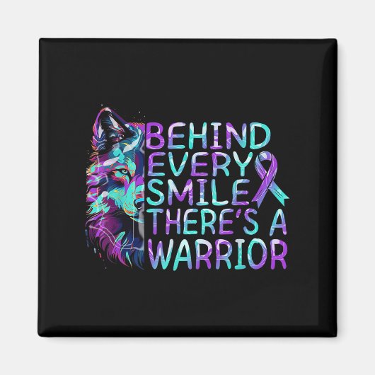 Suicide Awareness Suicide Prevention Suprt Survivo Magnet (Vorne)