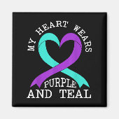 Suicide Awareness Suicide Prevention Suprt Survivo Magnet (Vorne)