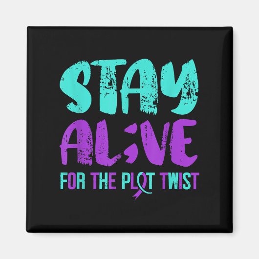 Suicide Awareness Suicide Prevention Suprt Survivo Magnet (Vorne)