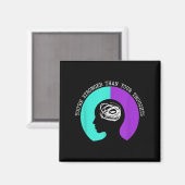 Suicide Awareness Suicide Prevention Suprt Survivo Magnet (Vorderseite/Rückseite)