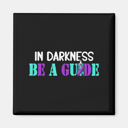 Suicide Awareness Suicide Prevention Suprt Survivo Magnet (Vorne)