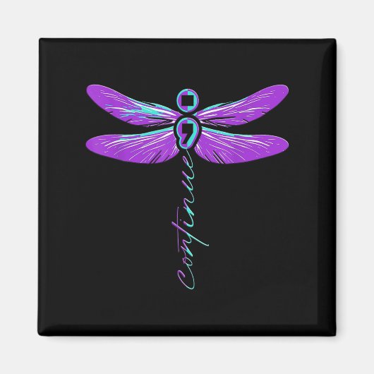 Suicide Awareness Suicide Prevention Suprt Survivo Magnet (Vorne)