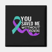 Suicide Awareness Suicide Prevention Suprt Survivo Magnet (Vorne)