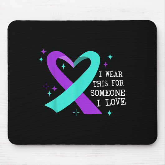 Suicide Awareness Suicide Prevention Suprt Survivo Mousepad (Vorne)
