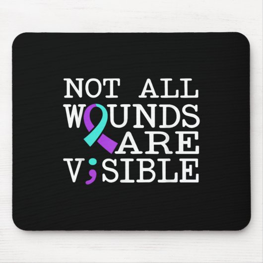 Suicide Awareness Suicide Prevention Suprt Survivo Mousepad (Vorne)