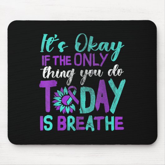 Suicide Awareness Suicide Prevention Suprt Survivo Mousepad (Vorne)