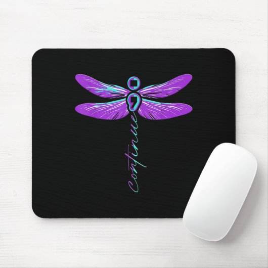 Suicide Awareness Suicide Prevention Suprt Survivo Mousepad (Mit Mouse)