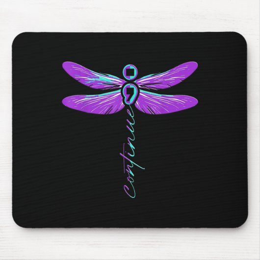 Suicide Awareness Suicide Prevention Suprt Survivo Mousepad (Vorne)
