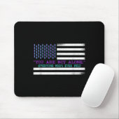 Suicide Awareness Suicide Prevention Suprt Survivo Mousepad (Mit Mouse)
