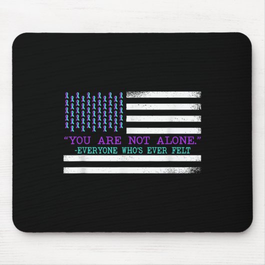 Suicide Awareness Suicide Prevention Suprt Survivo Mousepad (Vorne)