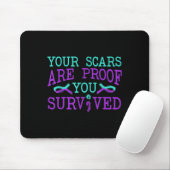 Suicide Awareness Suicide Prevention Suprt Survivo Mousepad (Mit Mouse)