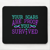 Suicide Awareness Suicide Prevention Suprt Survivo Mousepad (Vorne)
