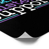 Suicide Awareness Suicide Prevention Suprt Survivo Poster (Ecke)