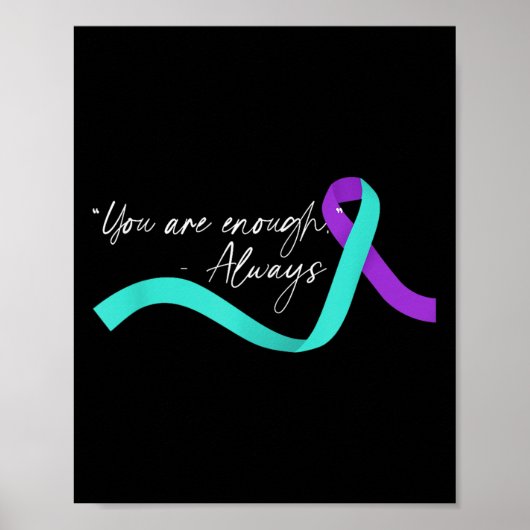 Suicide Awareness Suicide Prevention Suprt Survivo Poster (Vorne)