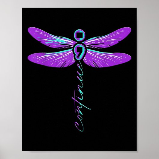 Suicide Awareness Suicide Prevention Suprt Survivo Poster (Vorne)