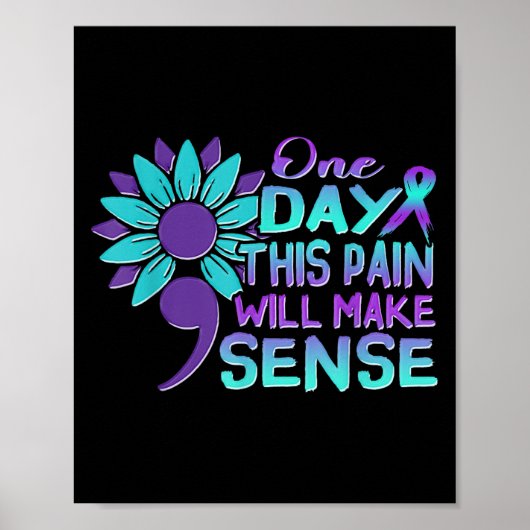 Suicide Awareness Suicide Prevention Suprt Survivo Poster (Vorne)