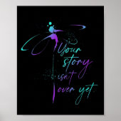 Suicide Awareness Suicide Prevention Suprt Survivo Poster (Vorne)