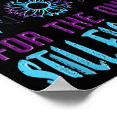 Suicide Awareness Suicide Prevention Suprt Survivo Poster (Ecke)