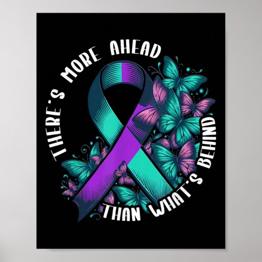 Suicide Awareness Suicide Prevention Suprt Survivo Poster (Vorne)