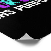 Suicide Awareness Suicide Prevention Suprt Survivo Poster (Ecke)