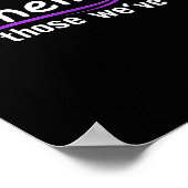 Suicide Awareness Suicide Prevention Suprt Survivo Poster (Ecke)