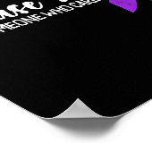 Suicide Awareness Suicide Prevention Suprt Survivo Poster (Ecke)