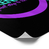Suicide Awareness Suicide Prevention Suprt Survivo Poster (Ecke)
