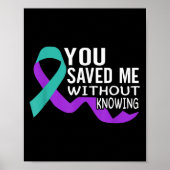Suicide Awareness Suicide Prevention Suprt Survivo Poster (Vorne)