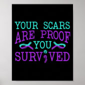 Suicide Awareness Suicide Prevention Suprt Survivo Poster (Vorne)