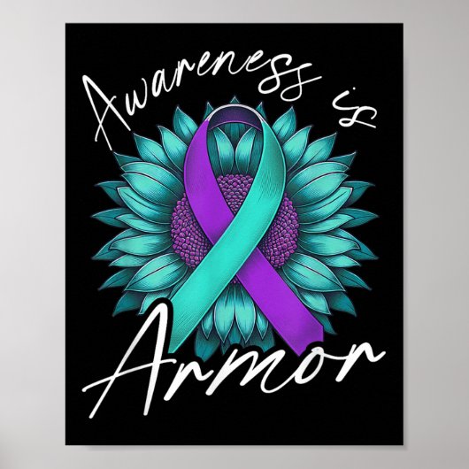 Suicide Awareness Suicide Prevention Suprt Survivo Poster (Vorne)