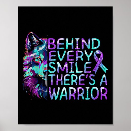 Suicide Awareness Suicide Prevention Suprt Survivo Poster (Vorne)