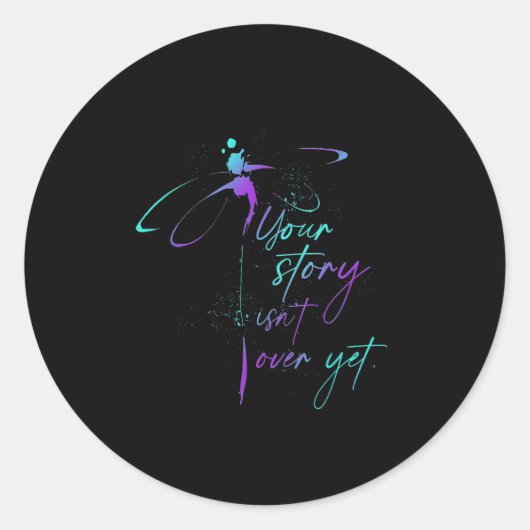 Suicide Awareness Suicide Prevention Suprt Survivo Runder Aufkleber (Vorderseite)