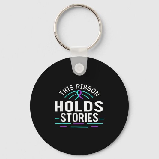 Suicide Awareness Suicide Prevention Suprt Survivo Schlüsselanhänger (Vorderseite)