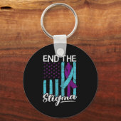 Suicide Awareness Suicide Prevention Suprt Survivo Schlüsselanhänger (Vorderseite)