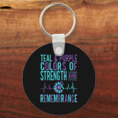 Suicide Awareness Suicide Prevention Suprt Survivo Schlüsselanhänger (Vorderseite)