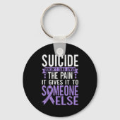 Suicide Awareness Suicide Prevention Suprt Survivo Schlüsselanhänger (Vorderseite)
