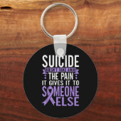 Suicide Awareness Suicide Prevention Suprt Survivo Schlüsselanhänger (Vorderseite)
