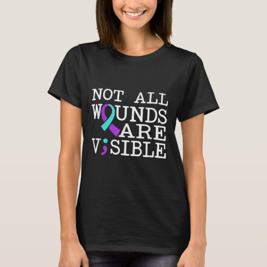 Suicide Awareness Suicide Prevention Suprt Survivo T-Shirt (Vorderseite)