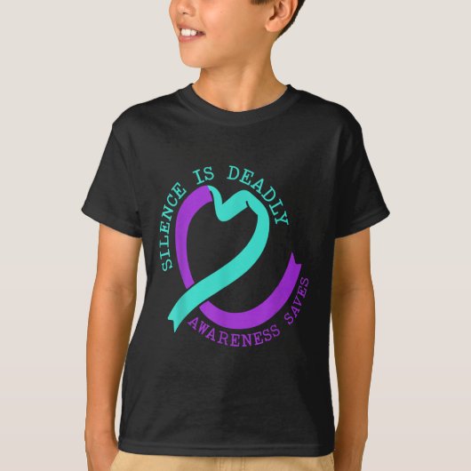 Suicide Awareness Suicide Prevention Suprt Survivo T-Shirt (Vorderseite)