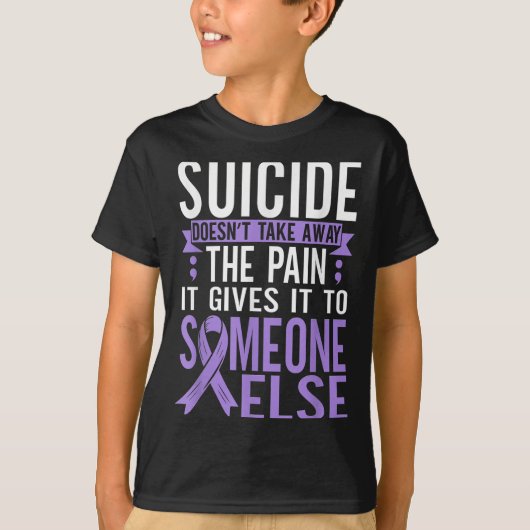 Suicide Awareness Suicide Prevention Suprt Survivo T-Shirt (Vorderseite)