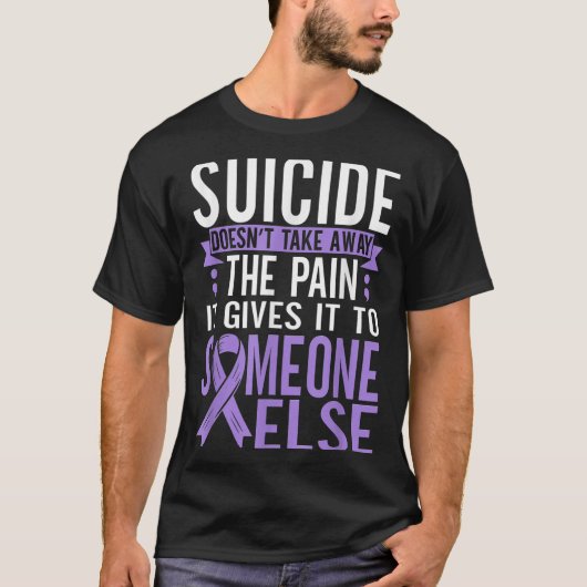 Suicide Awareness Suicide Prevention Suprt Survivo T-Shirt (Vorderseite)