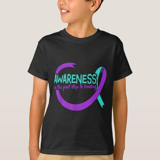 Suicide Awareness Suicide Prevention Suprt Survivo T-Shirt (Vorderseite)