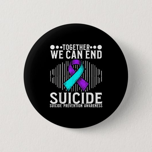 Suicide Awareness Suprt Suicide Prevention Awarene Button (Vorderseite)