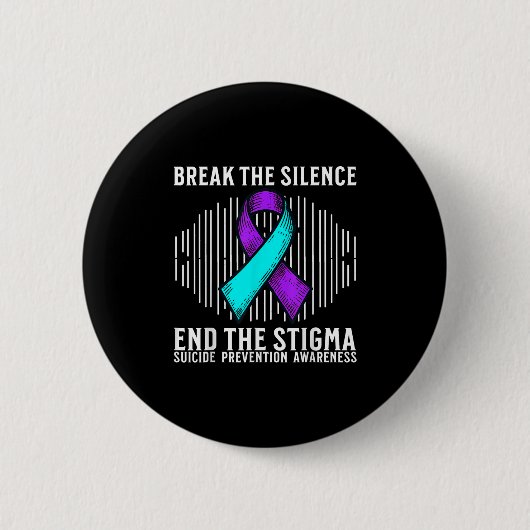 Suicide Awareness Suprt Suicide Prevention Awarene Button (Vorderseite)