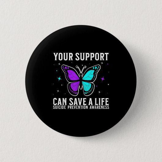 Suicide Awareness Suprt Suicide Prevention Awarene Button (Vorderseite)