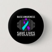 Suicide Awareness Suprt Suicide Prevention Awarene Button (Vorderseite)