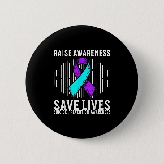 Suicide Awareness Suprt Suicide Prevention Awarene Button (Vorderseite)