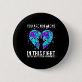 Suicide Awareness Suprt Suicide Prevention Awarene Button (Vorderseite)